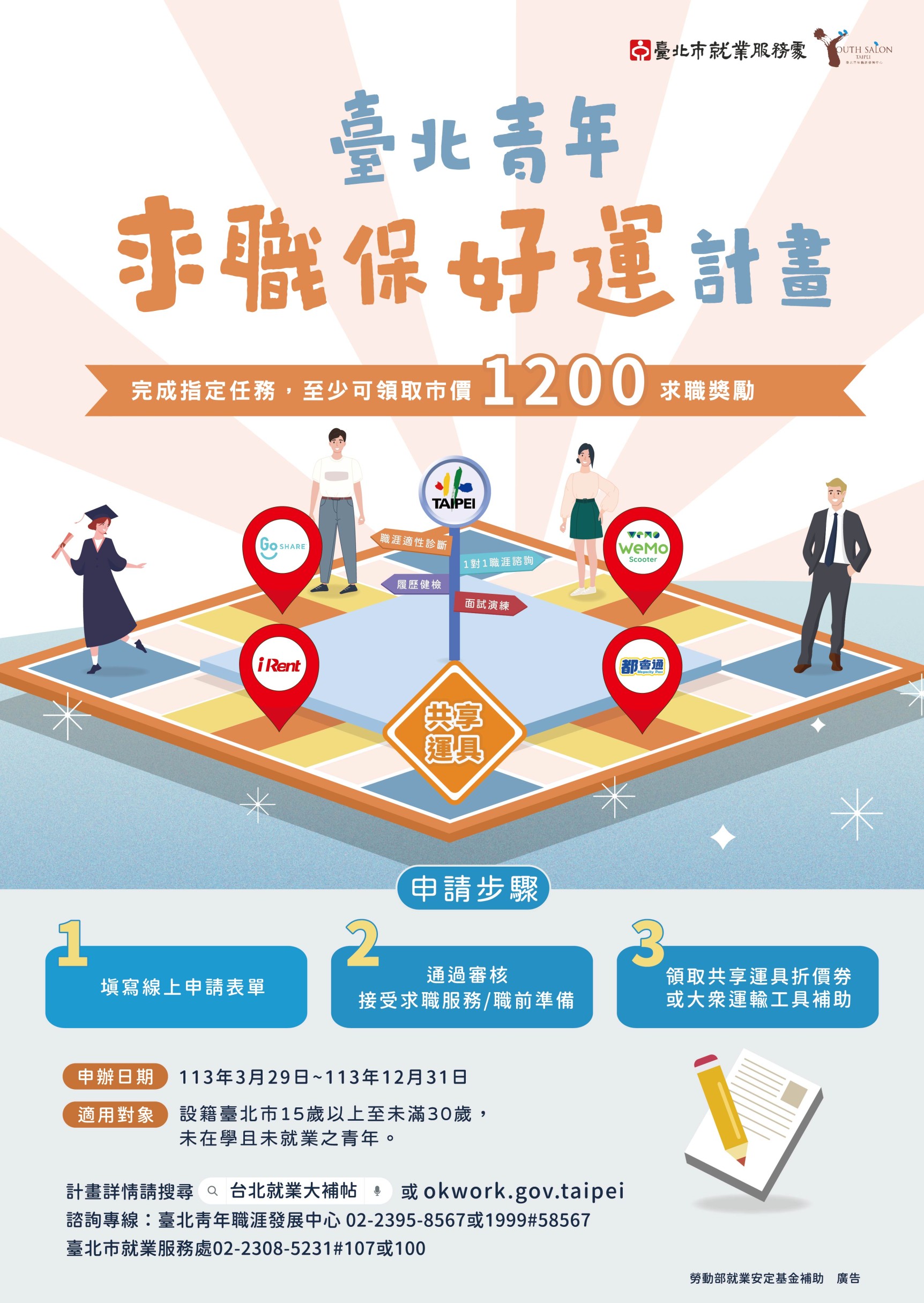 臺北青年求職寶好運計畫